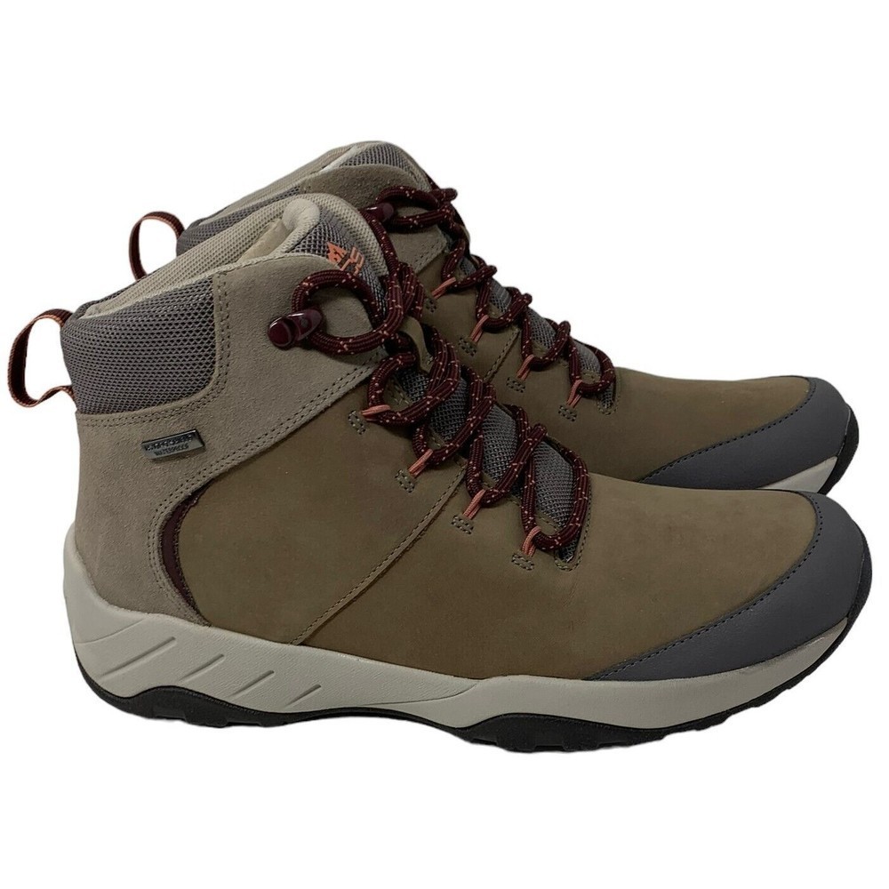 Rockport Womens Spruce Peak B Leather Mid Top Hiking Boots Shoes Size 10 NWB